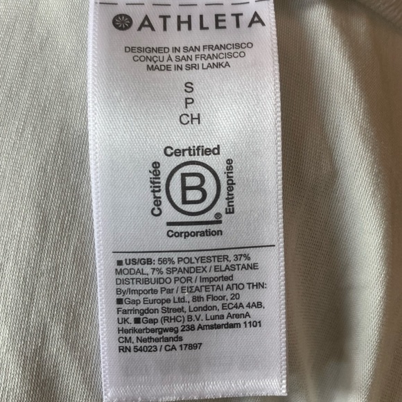 Athleta Women’s Air Out Cinch Scoop Neck Tank Top Small NWT - Picture 8 of 12
